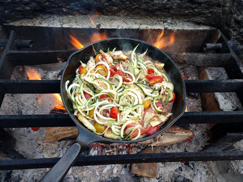 Campfire cooking