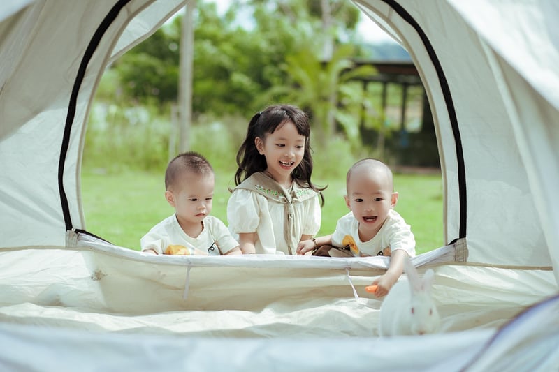 Camping in nature
